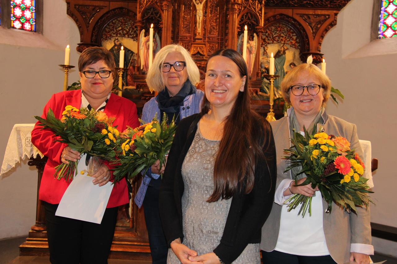 Ehrung Bibliotheksmitarbeiterinnen